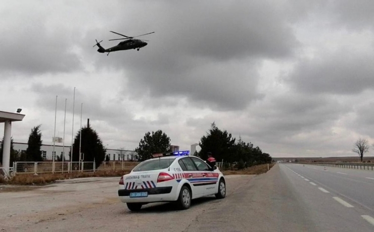 İl Jandarma Komutanlığından ’Havadan Trafik Denetimi’