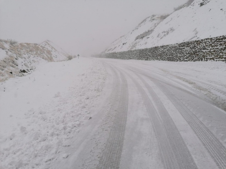Kar Yağışı Tunceli’nin Yüksek Kesimlerinde Etkili Oldu
