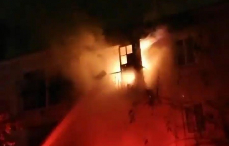 Çeşme’de Korkutan Yangın