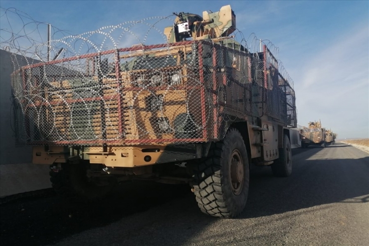 Msb: "Fırat’ın Doğusunda Türk Ve Rus Askeri Unsurlarının Ayn El Arap Bölgesinde Dörder Araç Ve İha’larla İştirak Ettiği 13’üncü Ortak Kara Devriyesi Planlandığı Gibi İcra Edildi."