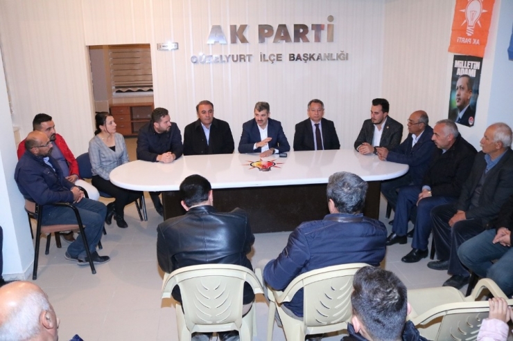 Ak Parti Heyeti Güzelyurt İlçesinde İncelemelerde Bulundu