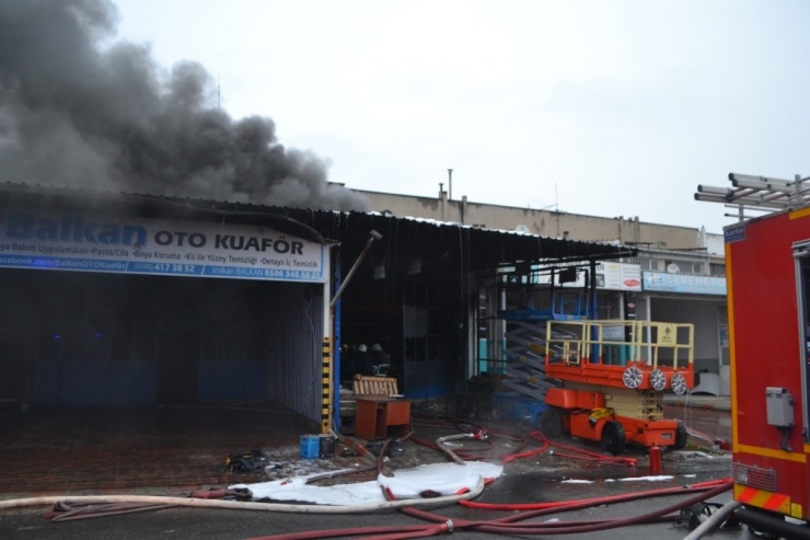 Sanayide Korkutan Yangın