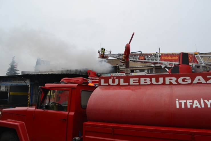 Sanayide Korkutan Yangın