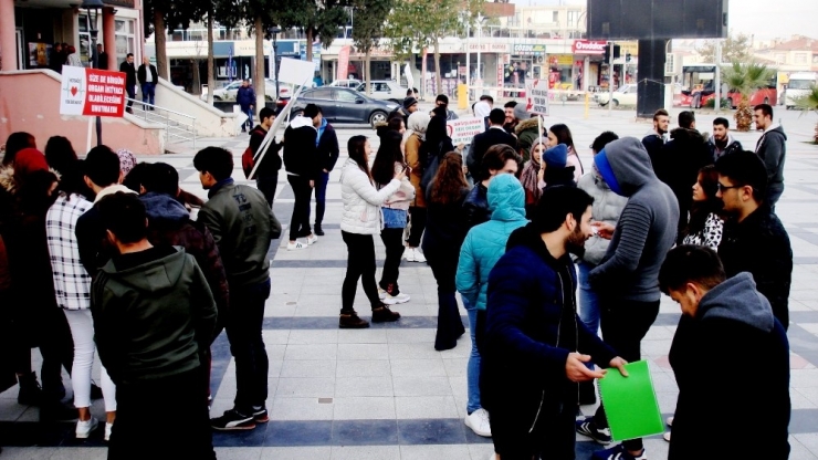 Öğrenciler Sarıgöl’de Organ Bağışına Dikkat Çekti