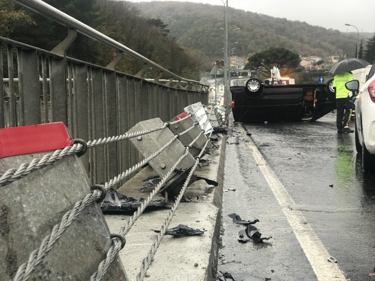 Lüks Minibüs Takla Attı, Aracın Sahibi Şoföre Kızdı