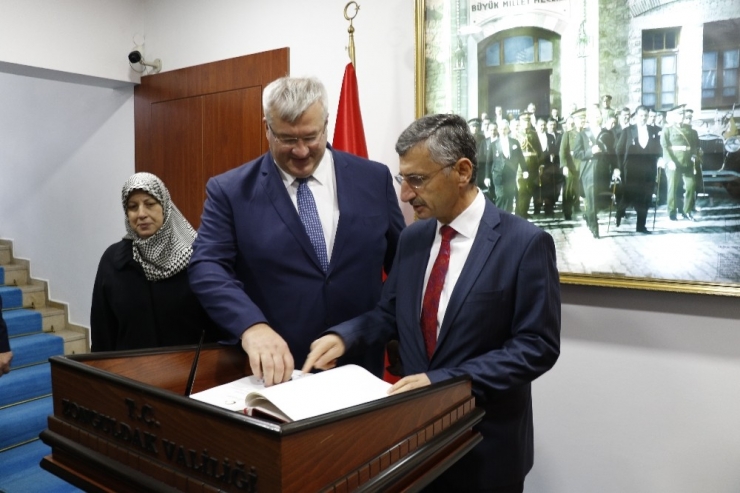 Ukrayna Ankara Büyükelçisi Zonguldak’ta