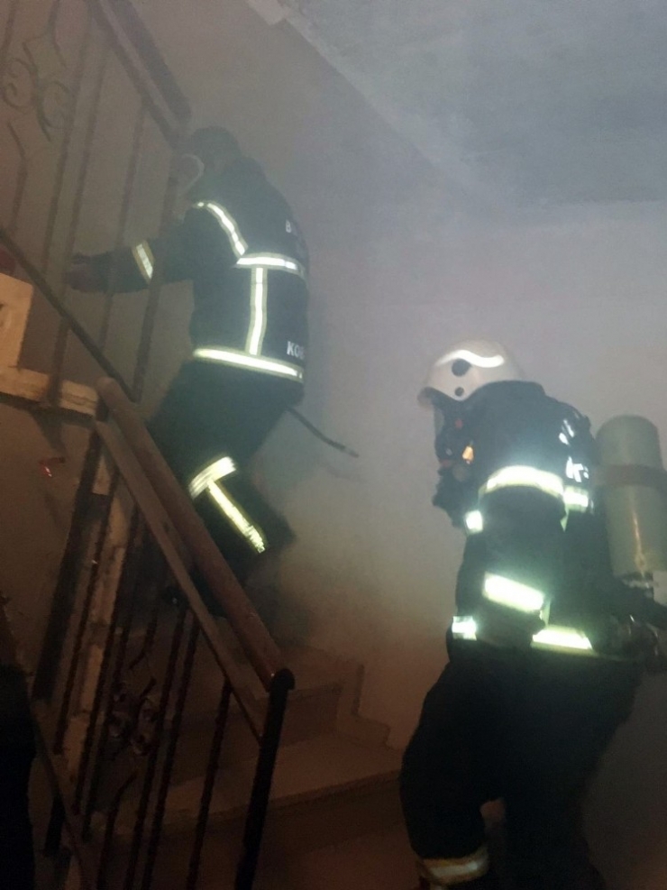 Amasya’da İş Yeri Yangını