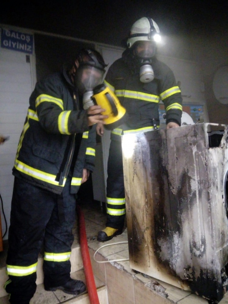 Amasya’da İş Yeri Yangını