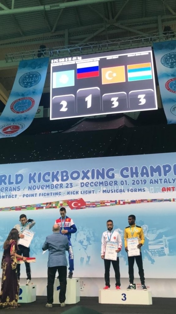 Büyükşehirin Milli Sporcusu Kick Boks’ta Dünya Üçüncüsü Oldu