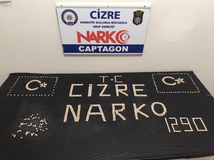 Cizre’de Bin 290 Adet Uyuşturucu Hap Ele Geçirildi