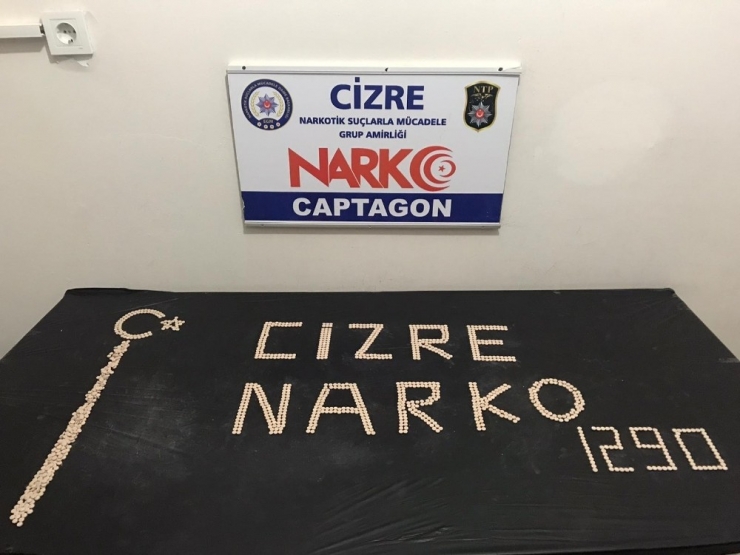 Cizre’de Bin 290 Adet Uyuşturucu Hap Ele Geçirildi