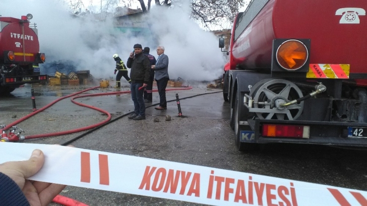 Sebze Halinde Yangın Paniği