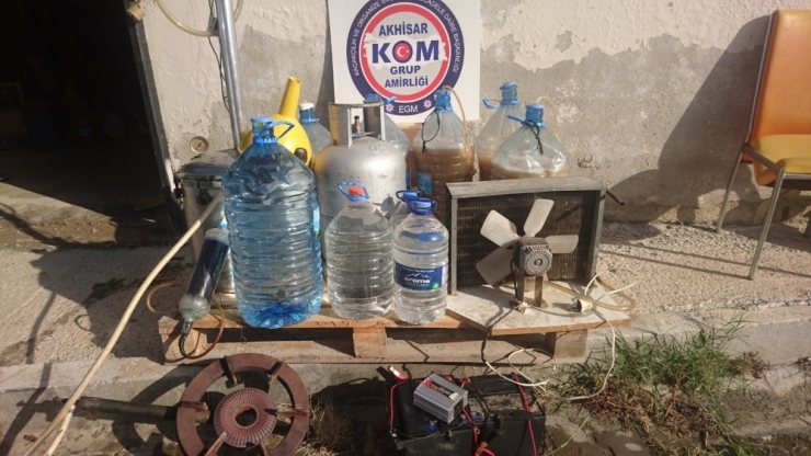 Manisa’da Kaçak İçki Operasyonu