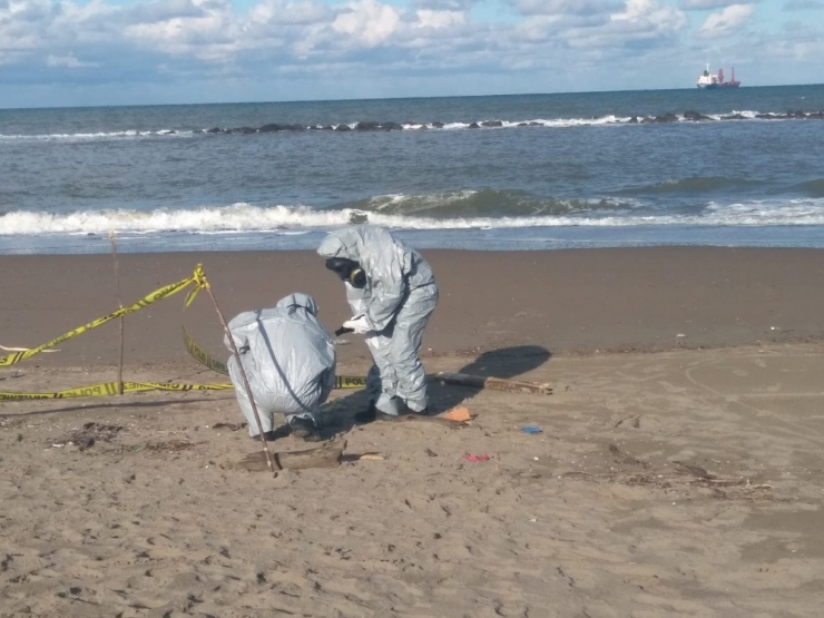 Karasu Sahilinde Bulunan Askeri Mühimmat Afad’ı Harekete Geçirdi