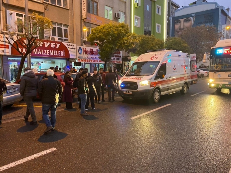 Otomobilin Çarptığı Bisikletli Yaralandı