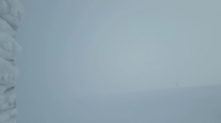 Uludağ’da 2 Kişinin Kaybolduğu Günkü Hava Durumu Kameralara Böyle Yansıdı