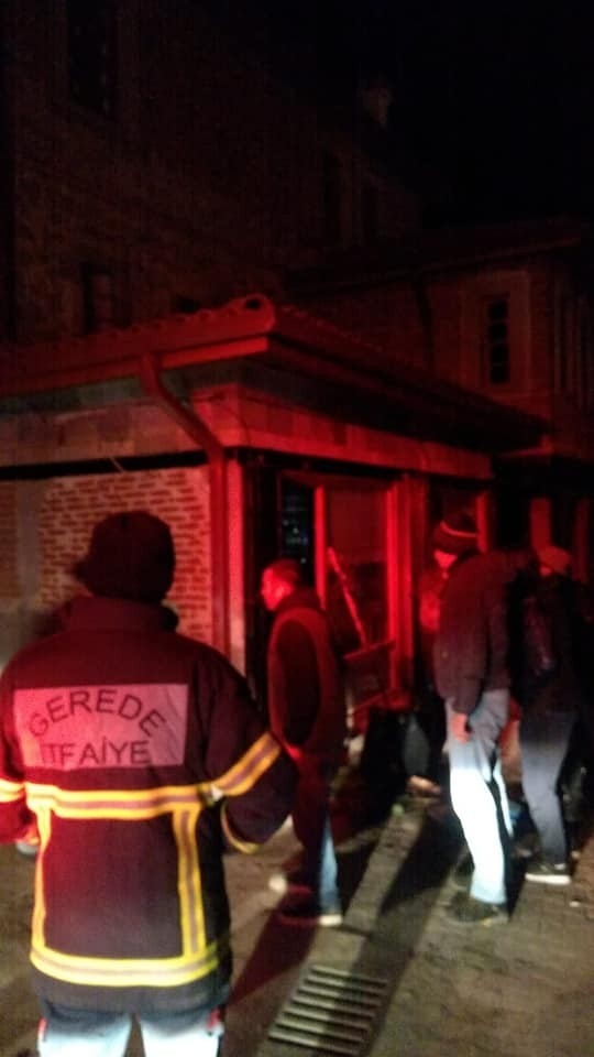 Tarihi Han Yanmaktan Son Anda Kurtuldu