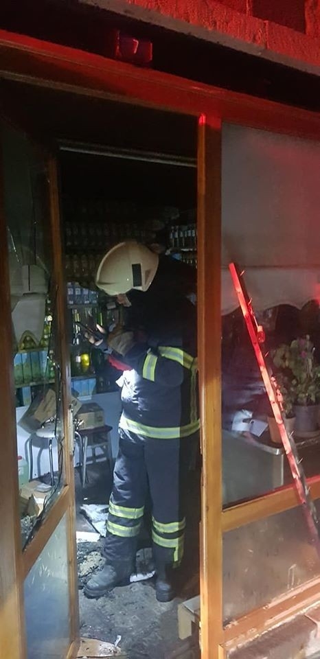 Tarihi Han Yanmaktan Son Anda Kurtuldu