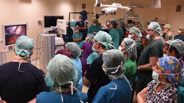 Onlarca Doktor Laparoskopi Ve Histereskopi Canlı Cerrahi Operasyonuna Katıldı