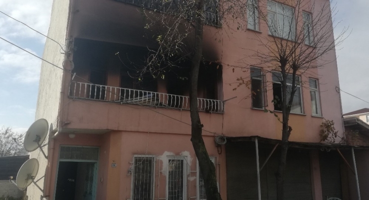 Bafra’da Ev Yangını