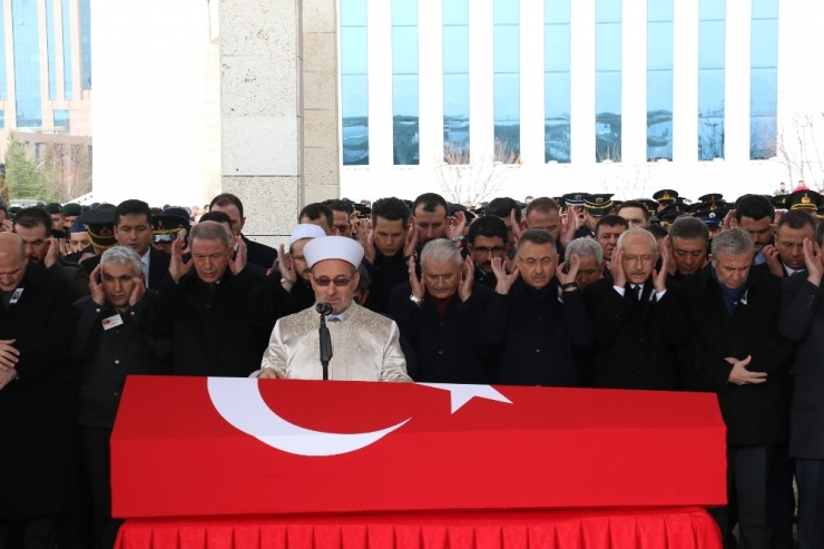 Gözetleme Kulesinden Düşerek Şehit Olan Astsubay Son Yolculuğuna Uğurlandı