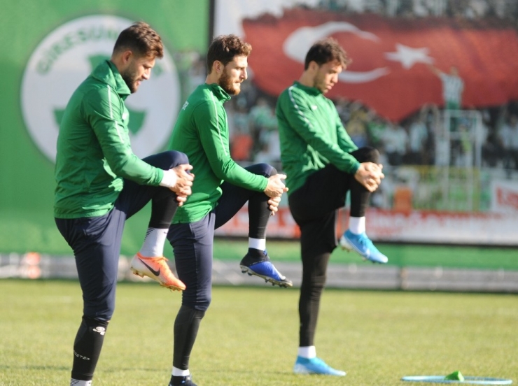 Giresunspor’da Erzurumspor Maçı Hazırlıkları Başladı