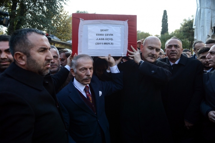 Şehit Bomba İmha Uzmanı Esra Çevik Son Yolculuğuna Uğurlandı