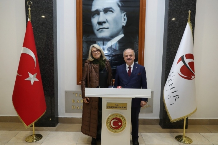 Vali Çakacak, Portekiz’in Ankara Büyükelçisi Silva’yı Kabul Etti