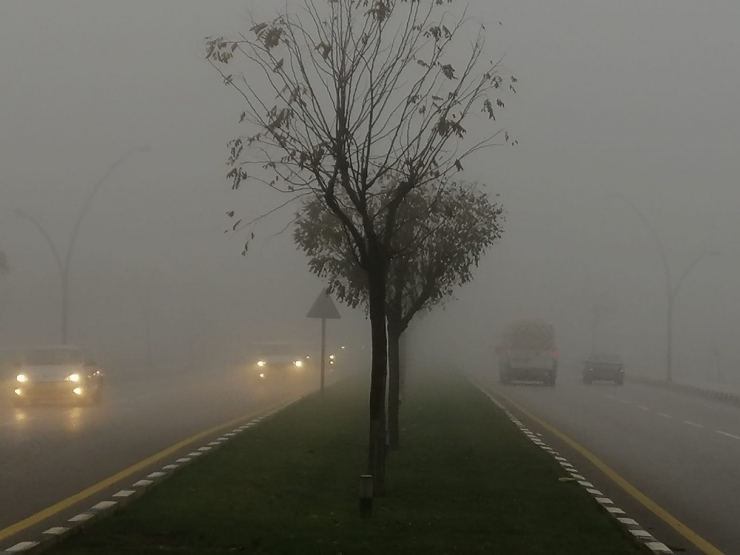Manisa’da Sis Etkili Oluyor