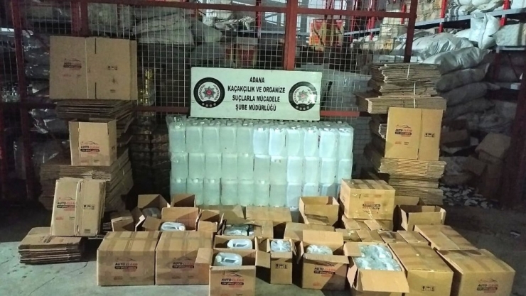 Antifriz Yazılı Bidondan Etil Alkol Çıktı