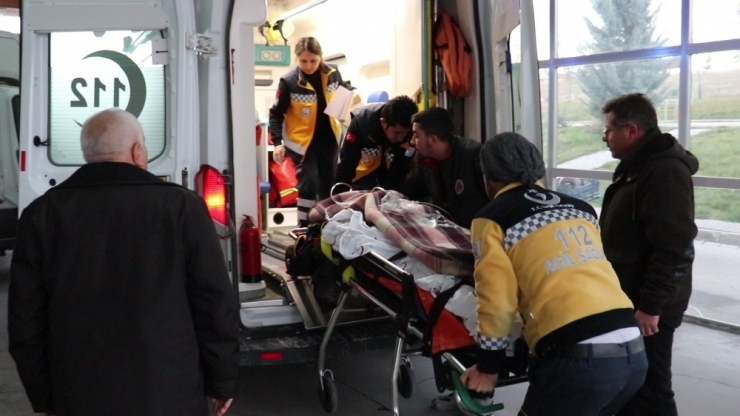 Elektrik Akımına Kapılan İnşaat İşçisi Yaralandı