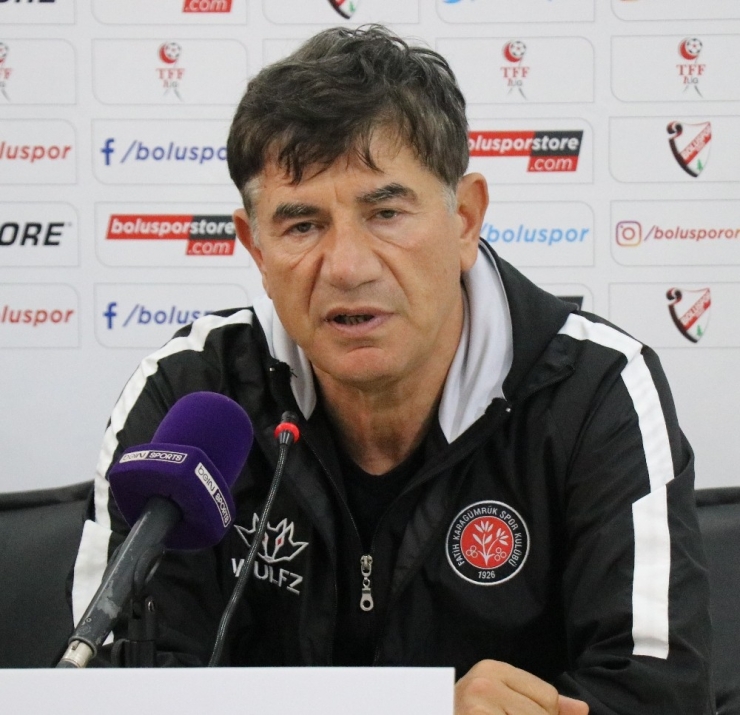 Boluspor - Fatih Karagümrük Maçının Ardından