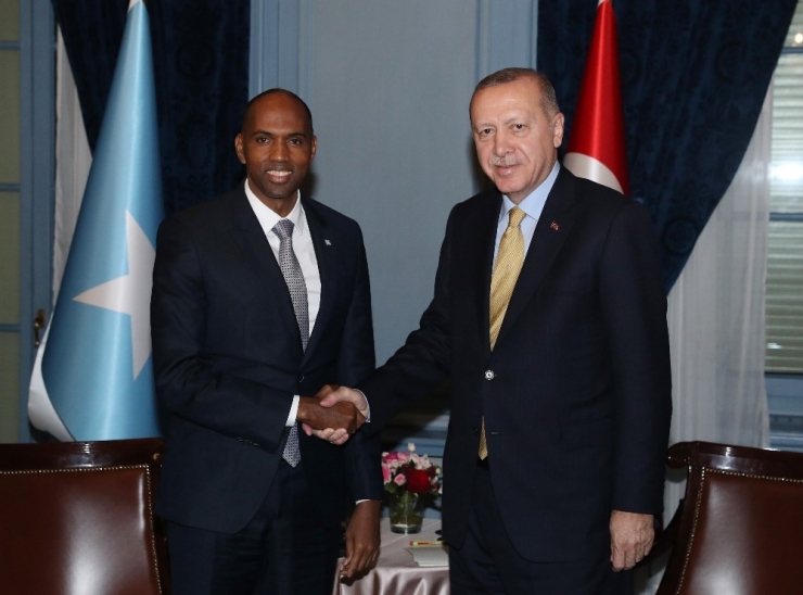 Cumhurbaşkanı Erdoğan, Somali Başbakanı Hayri’yi Kabul Etti