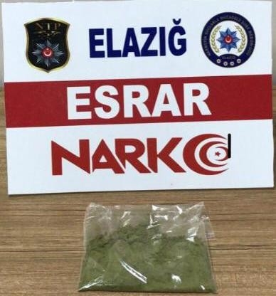 Elazığ’da Uyuşturucu İle Mücadele: 1 Tutuklama