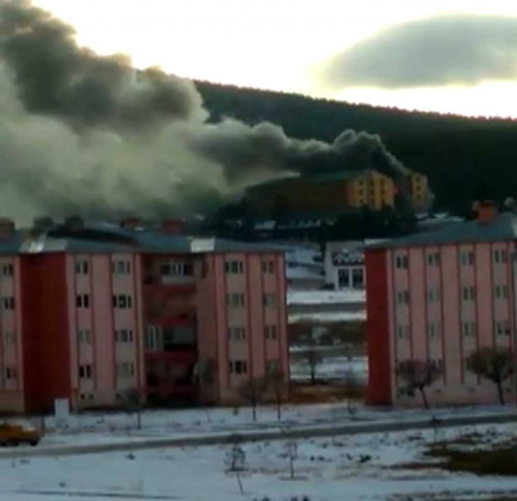Sarıkamış Kayak Merkezi’nde Yangın