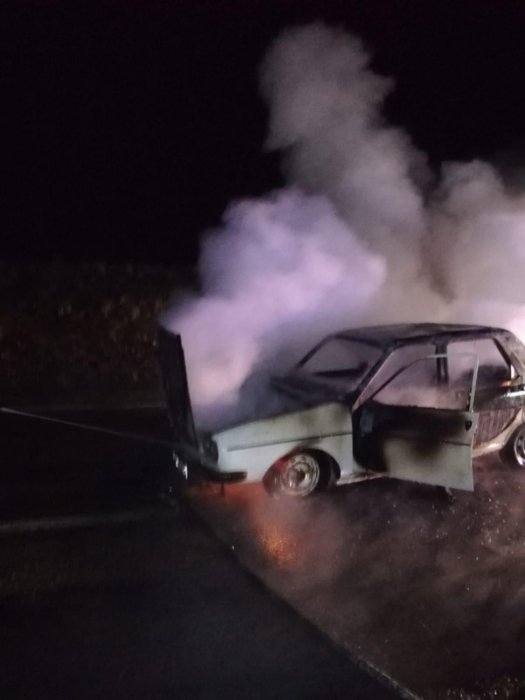 Yanan Otomobilde Can Verdi