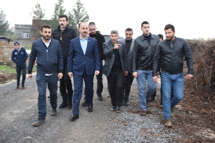 Şanlıurfa Valisi Sel Bölgesini Ziyaret Etti