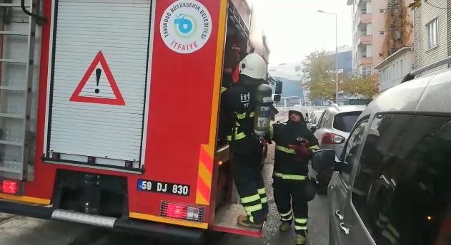 Çerkezköy’de Korkutan Yangın