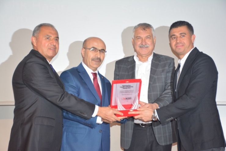 Aosb’nin "Parlayan Yıldızları" Ödüllendirildi