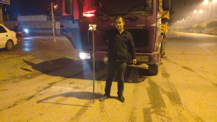 Kış Uykusuna Yatmayan Yılanı Araç Ezdi