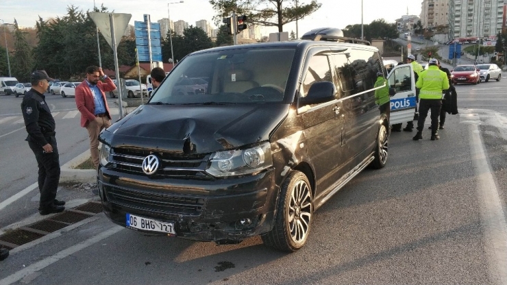 Samsun’da Polis Aracı Kaza Yaptı: 2 Polis Yaralı