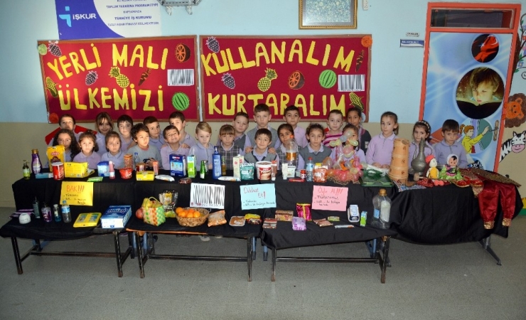 Mehmet Gölhan İlkokulu’nda Yerli Ürünler Sergisi Düzenlendi