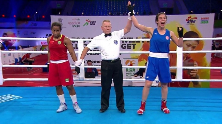 Milli Boksör Sema Çalışkan Balkan İkincisi Oldu