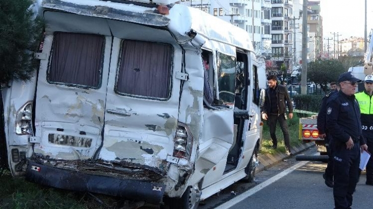 Trabzon’da Kazaya Sebep Olan Minibüs Şoförü Fazla Yolcudan, Tır Şoförü İse Hızdan Bir Çok Kez Trafik Cezası Almış