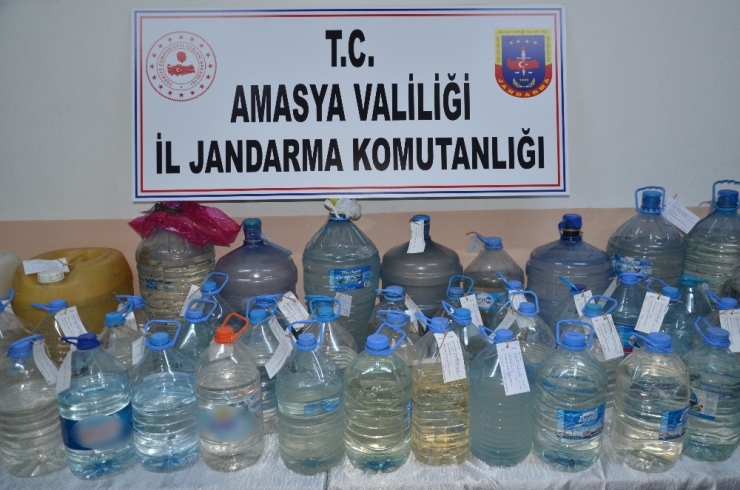 2 Bin 338 Litre Kaçak Alkol Ele Geçirildi