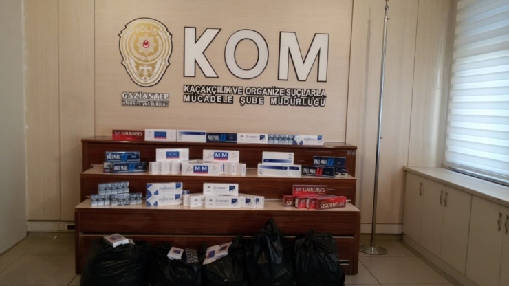 Gaziantep Bir Günde Üç Kaçak Sigara Operasyonu