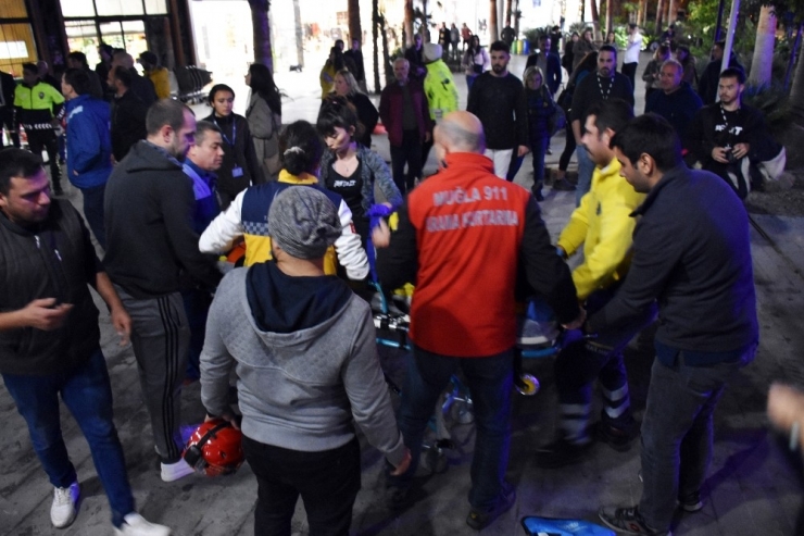 Bodrum’daki Vinç Kazası Güvenlik Kameralarına Böyle Yansıdı