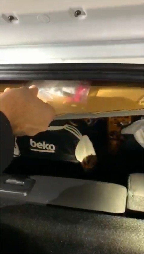 Otomobil Tavanında Uyuşturucu