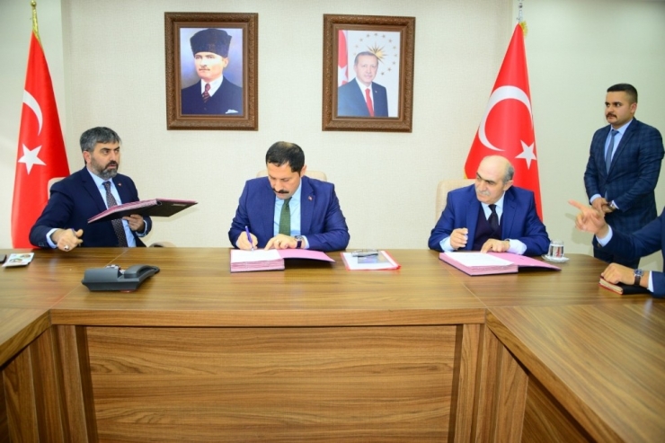 Buzağı Ölümleri Ve Hayvan Hastalıklarıyla Mücadele Kapsamında Aşı Yapılması İçin Protokol İmzalandı