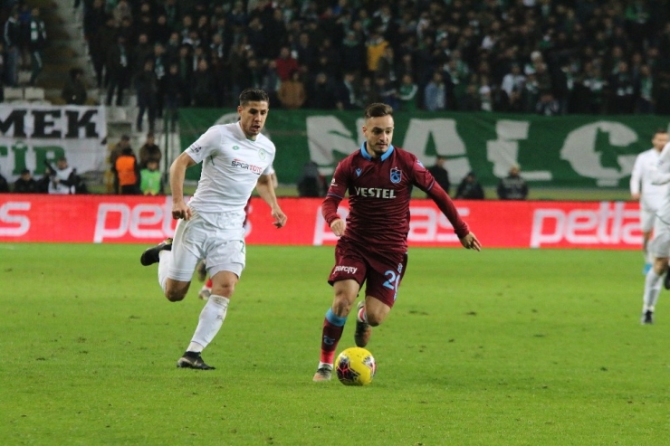 Süper Lig: Konyaspor: 0 - Trabzonspor: 1 (Maç Sonucu)